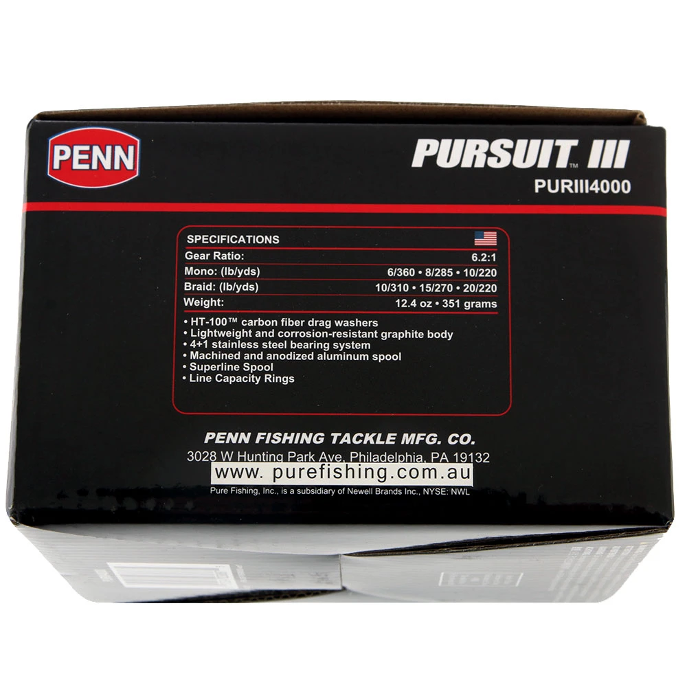 PENN Pursuit III 4000 Spinning Reel 2 PENN Pursuit III 4000 Spinning Reel - Image 2