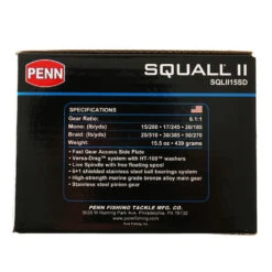 PENN Squall II 15 Star Drag Reel -Penn 152062 2