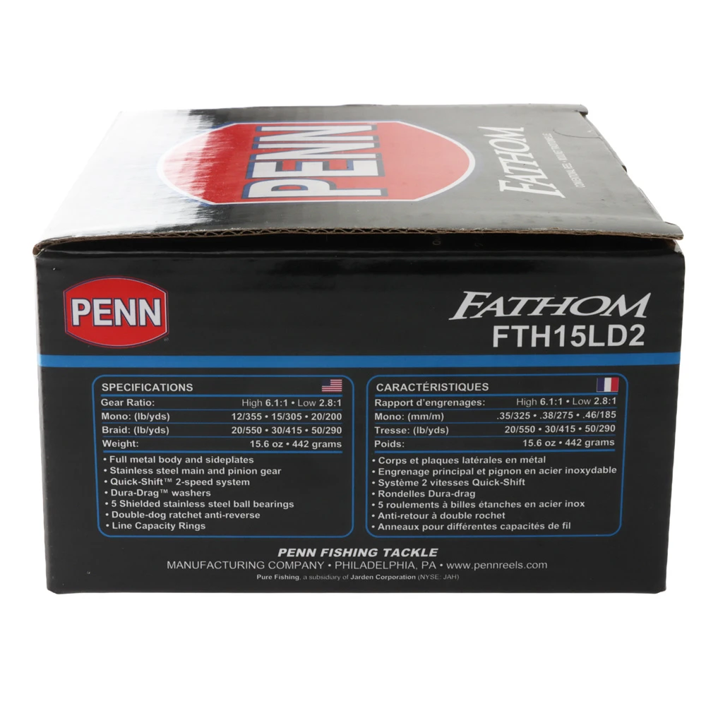 PENN Fathom 15 2-Speed Lever Drag Reel 3 PENN Fathom 15 2-Speed Lever Drag Reel - Image 3