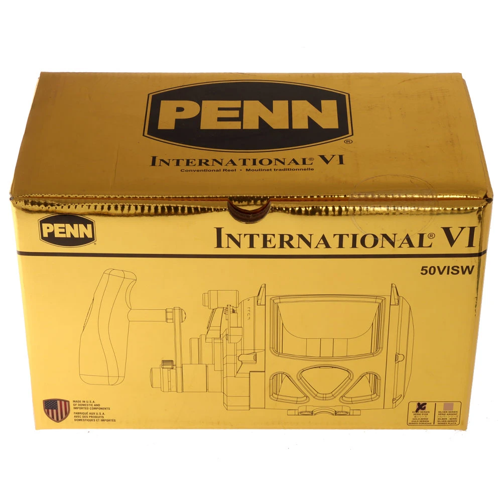 PENN International 50VISW 2-Speed Game Reel Gold 1 PENN International 50VISW 2-Speed Game Reel Gold