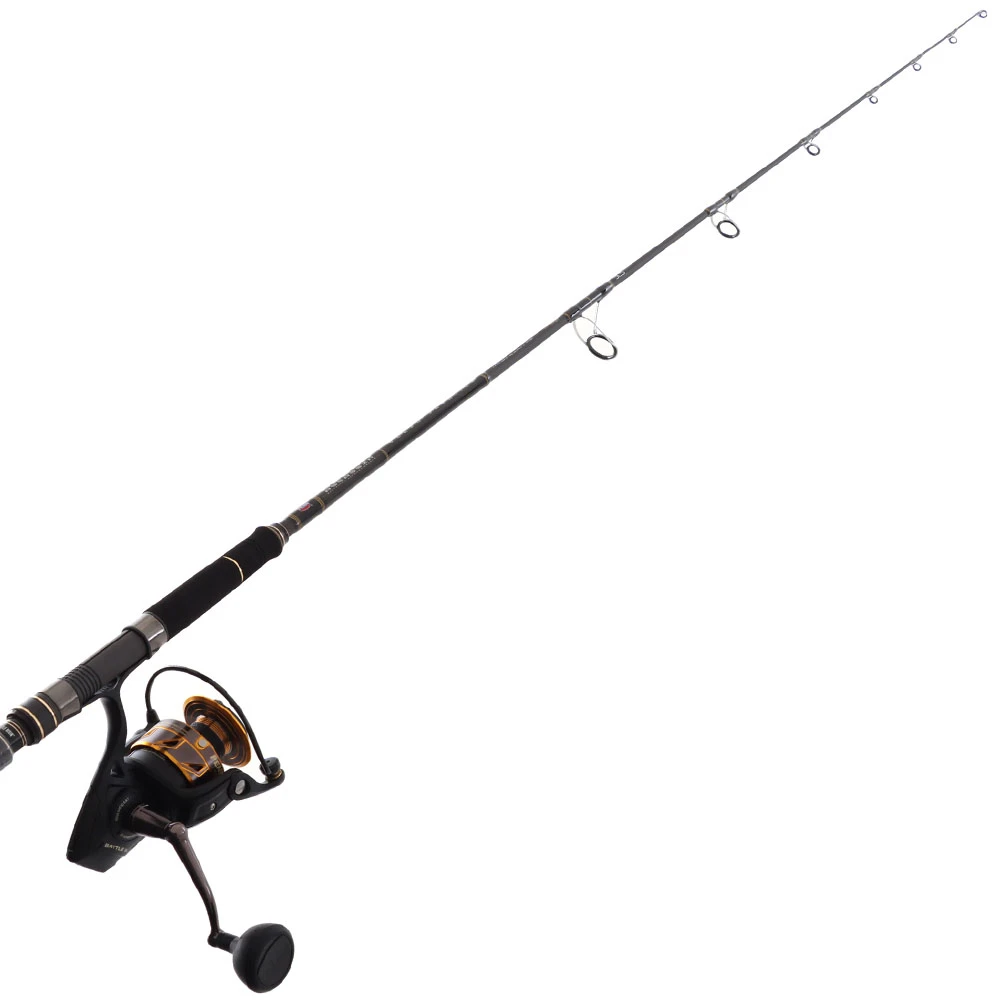 PENN Battle III 5000 Ocean Assassin 742MH Softbait Combo 7ft 4in PE2-4 2pc 1 PENN Battle III 5000 Ocean Assassin 742MH Softbait Combo 7ft 4in PE2-4 2pc